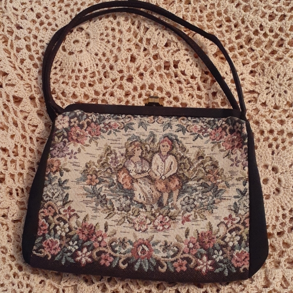 Vintage tapestry purse - Picture 1 of 6